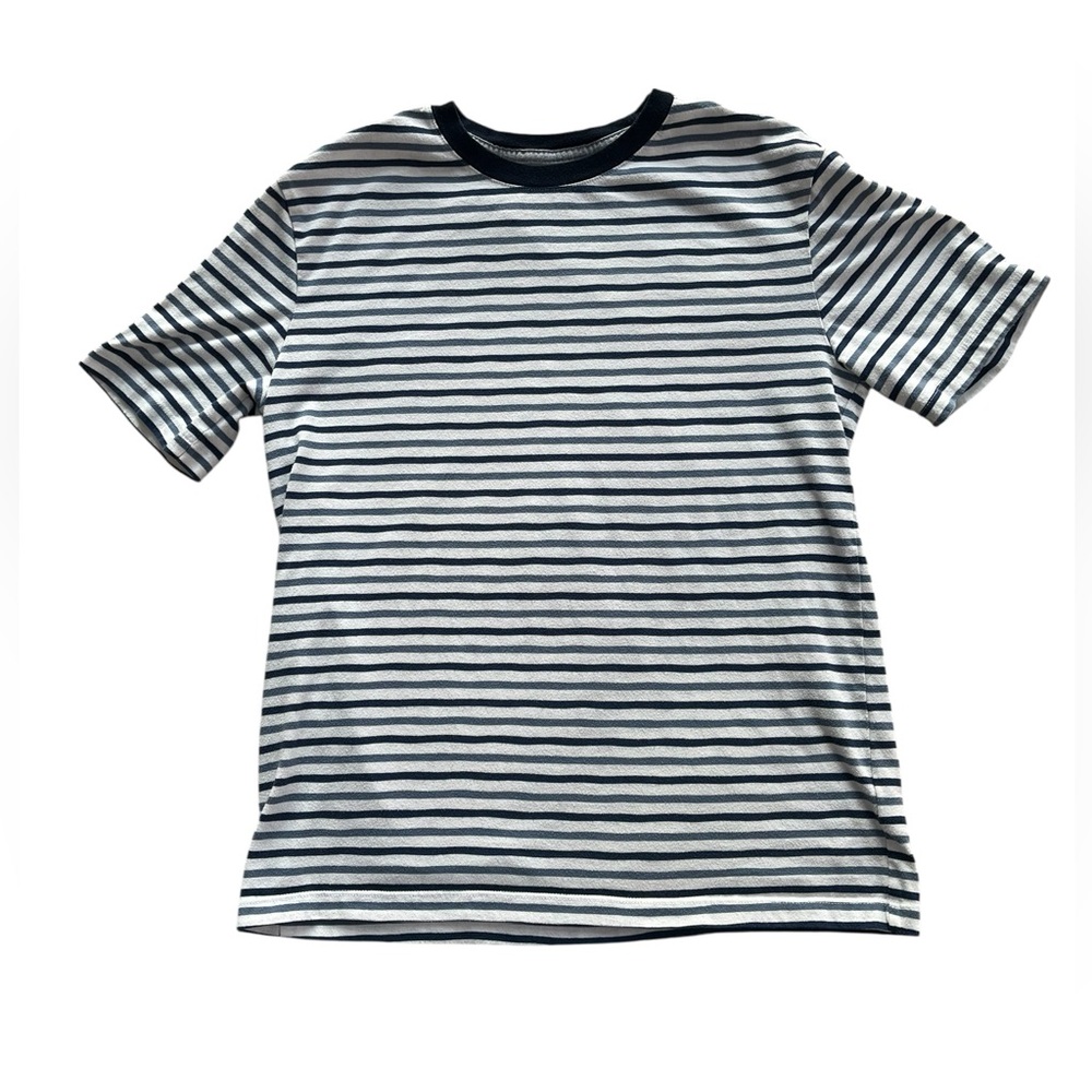 Old Navy Kids Striped Crewneck Tee, Navy & White, Size Youth XL
